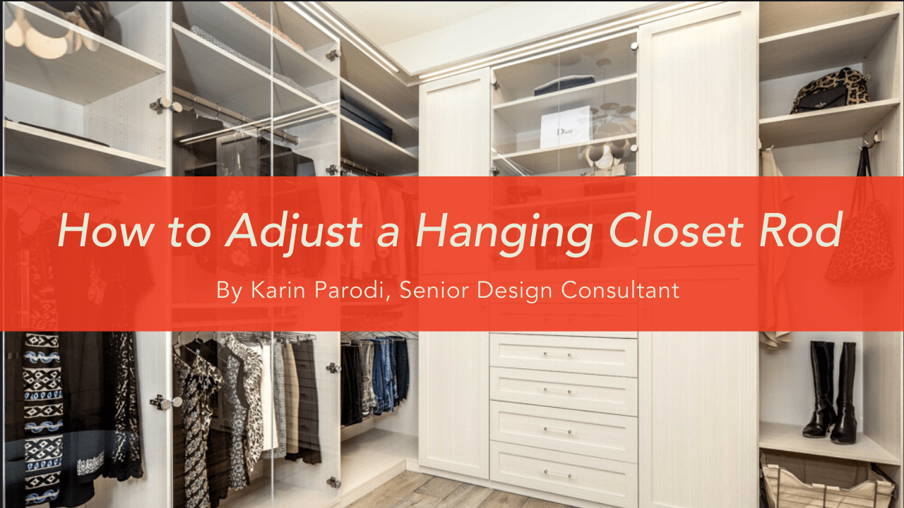 5 Steps to Adjusting Your Closet Rod